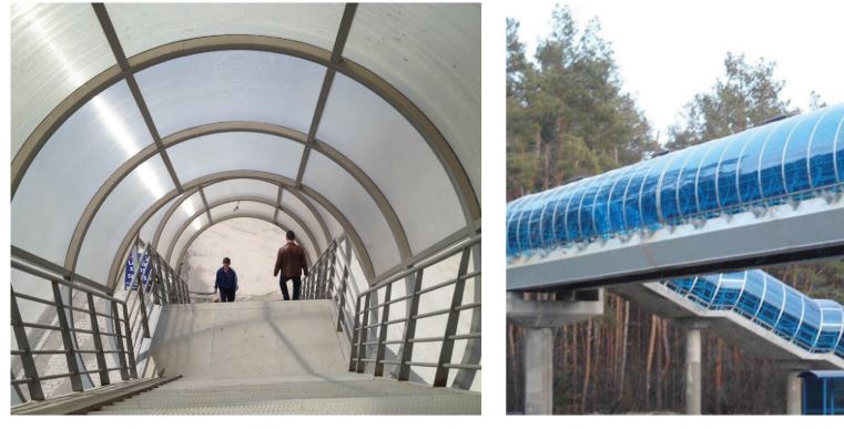 polikarbon üst geçit